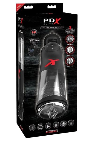 Pdx Masterbater Elite Mega Bator 5 Speeds Masturbator Stroker