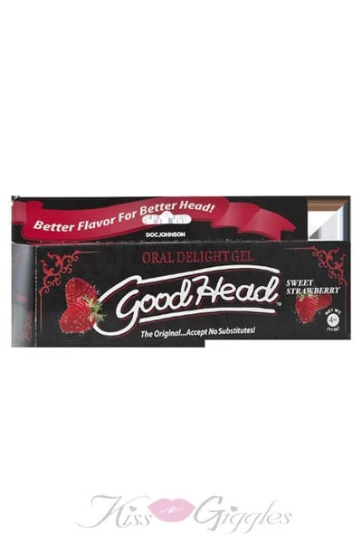 Good Head - Oral Delight Gel - Strawberry - 4 oz.