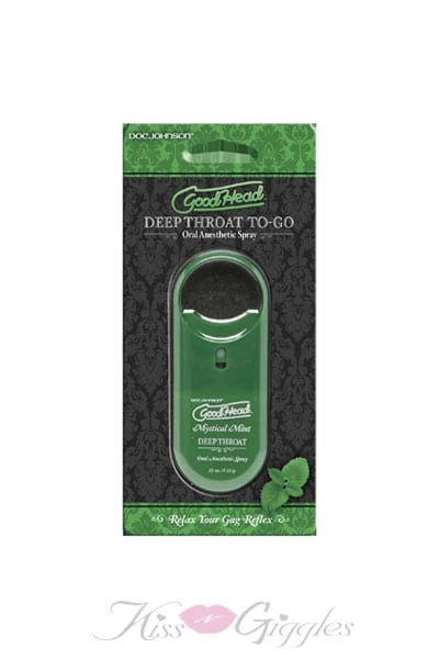 Goodhead To Go Deep Throat Spray Mystical Mint