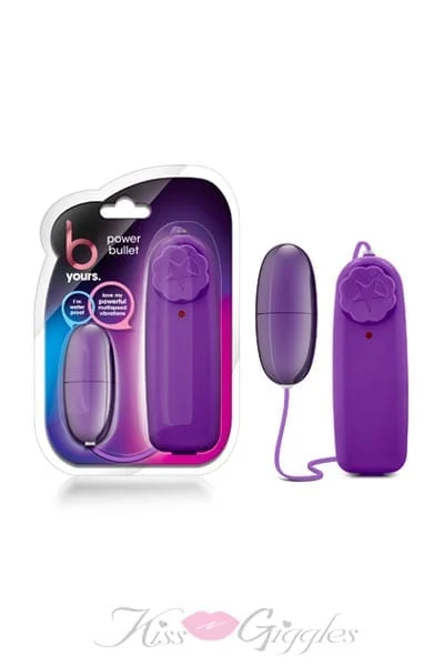 Remote Controlled Multi Speed Bullet Vibrators Plum